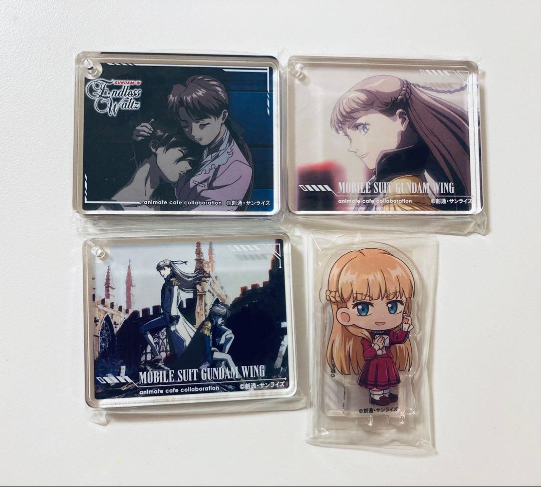 新機動戦記ガンダムW コロッタ　アクスタ　ヒイロ　リリーナ　4点セット