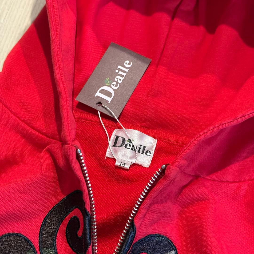 トップス Deaile Hoodie red M size