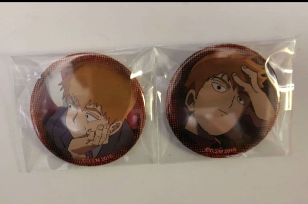 モブサイコ、霊幻、缶バッジ