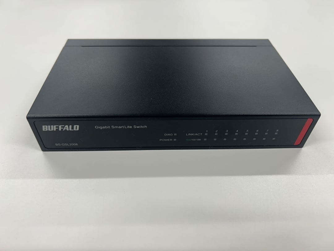 ルーター・ネットワーク機器 BUFFALO BS-GSL2008 Gigabit Switch