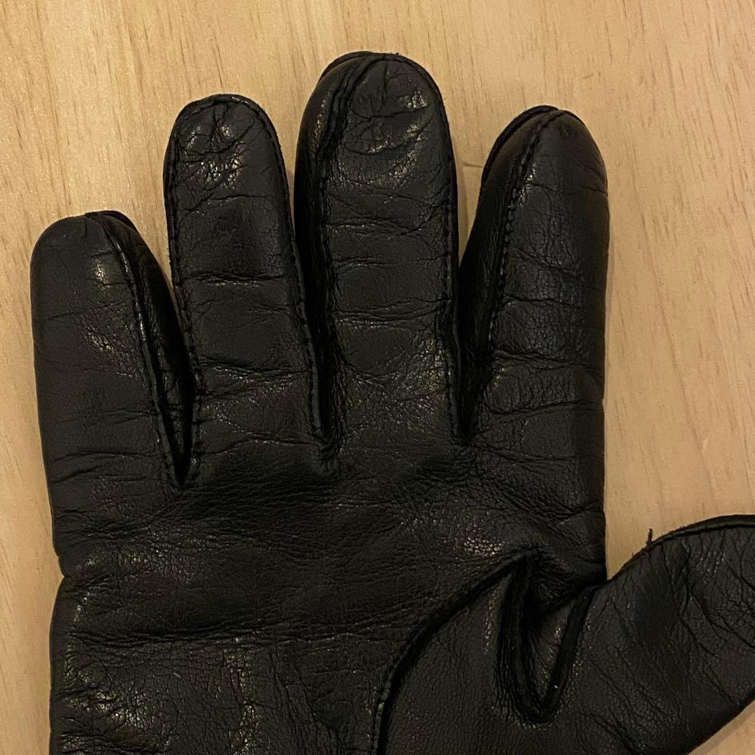 Bottega Veneta（ボッテガヴェネタ）ブラックレザー手袋