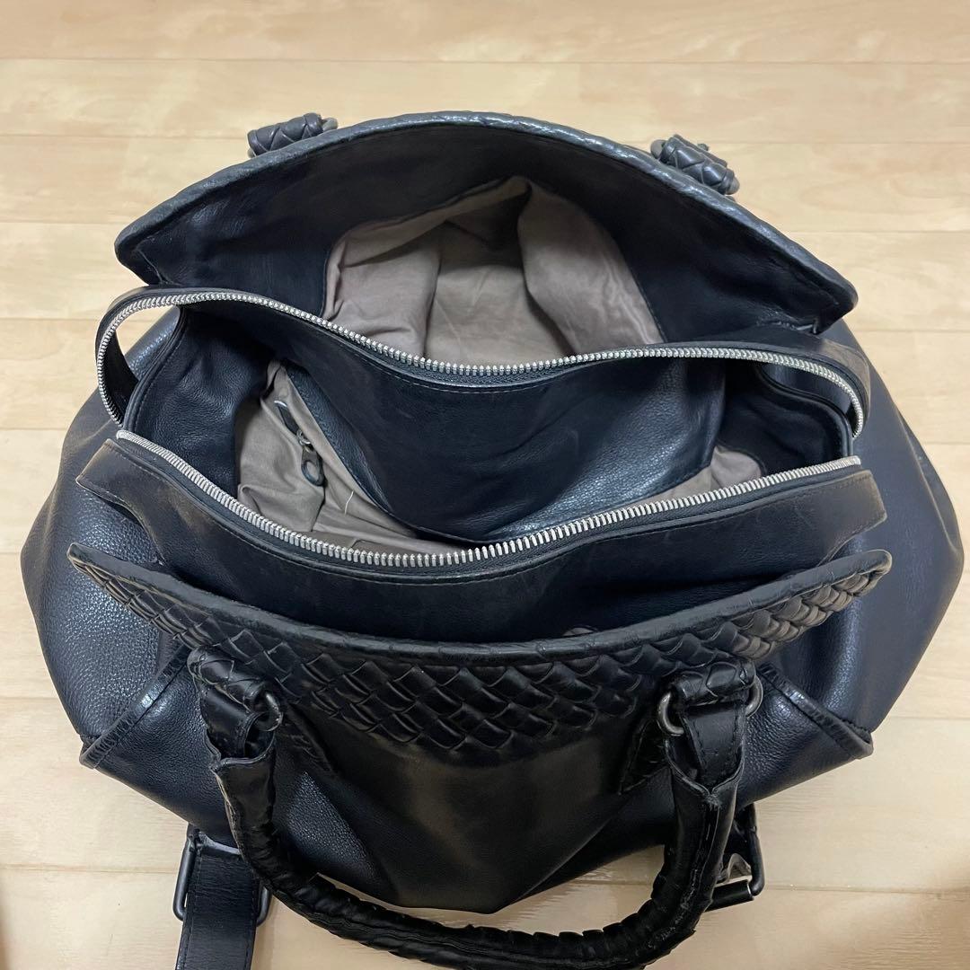 ■BOTTEGA VENETA（ボッテガ）良品 /ハンドバッグ/ ブラック 黒
