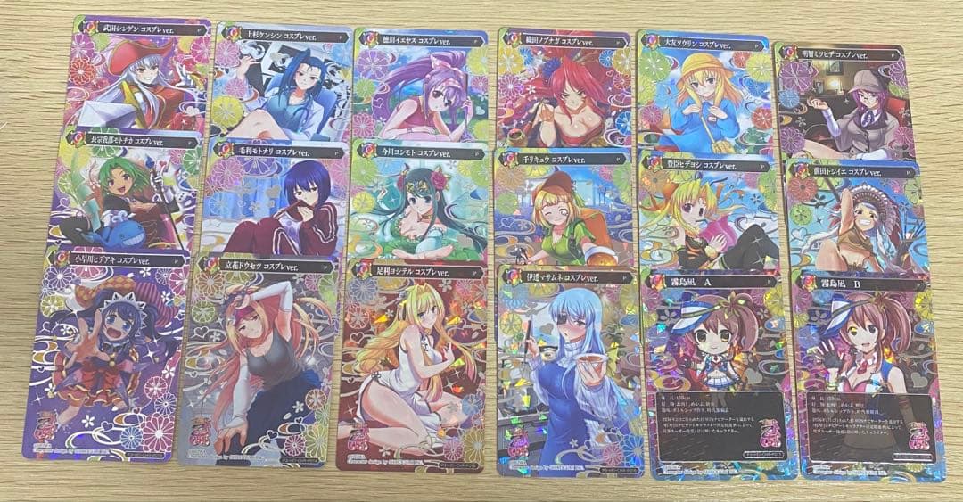 戦国乙女　キャラクタープロモトレカ　19枚セット