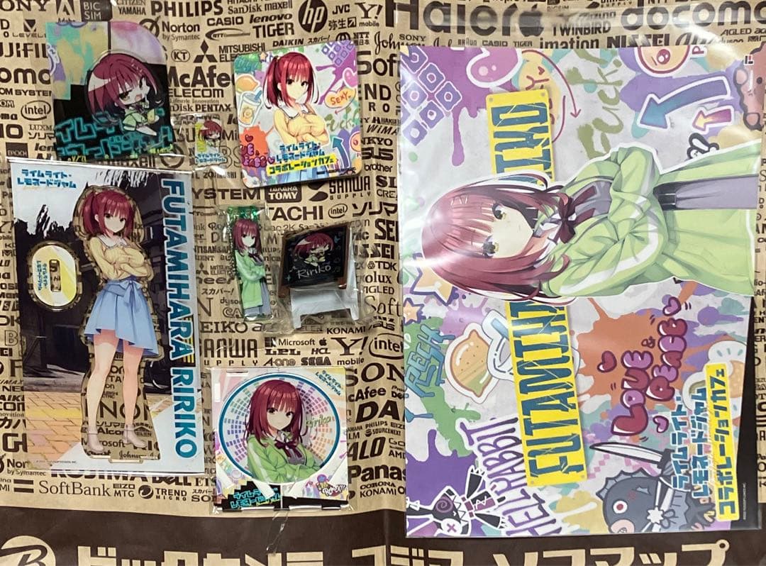 ゆずソフト ライムライトレモネードジャム コラボカフェ 限定　莉々子　計8点