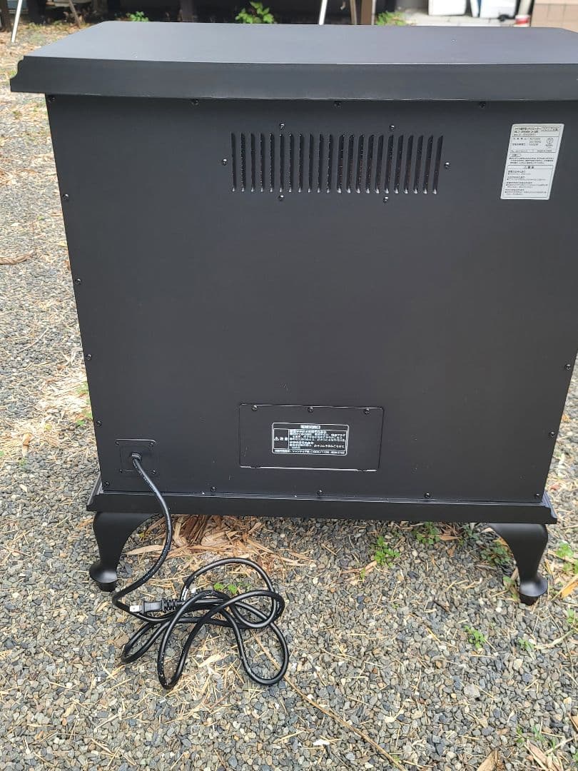 美品 ワイド暖炉型ファンヒーター 2017年 BLT-999B-3-BK ニトリ