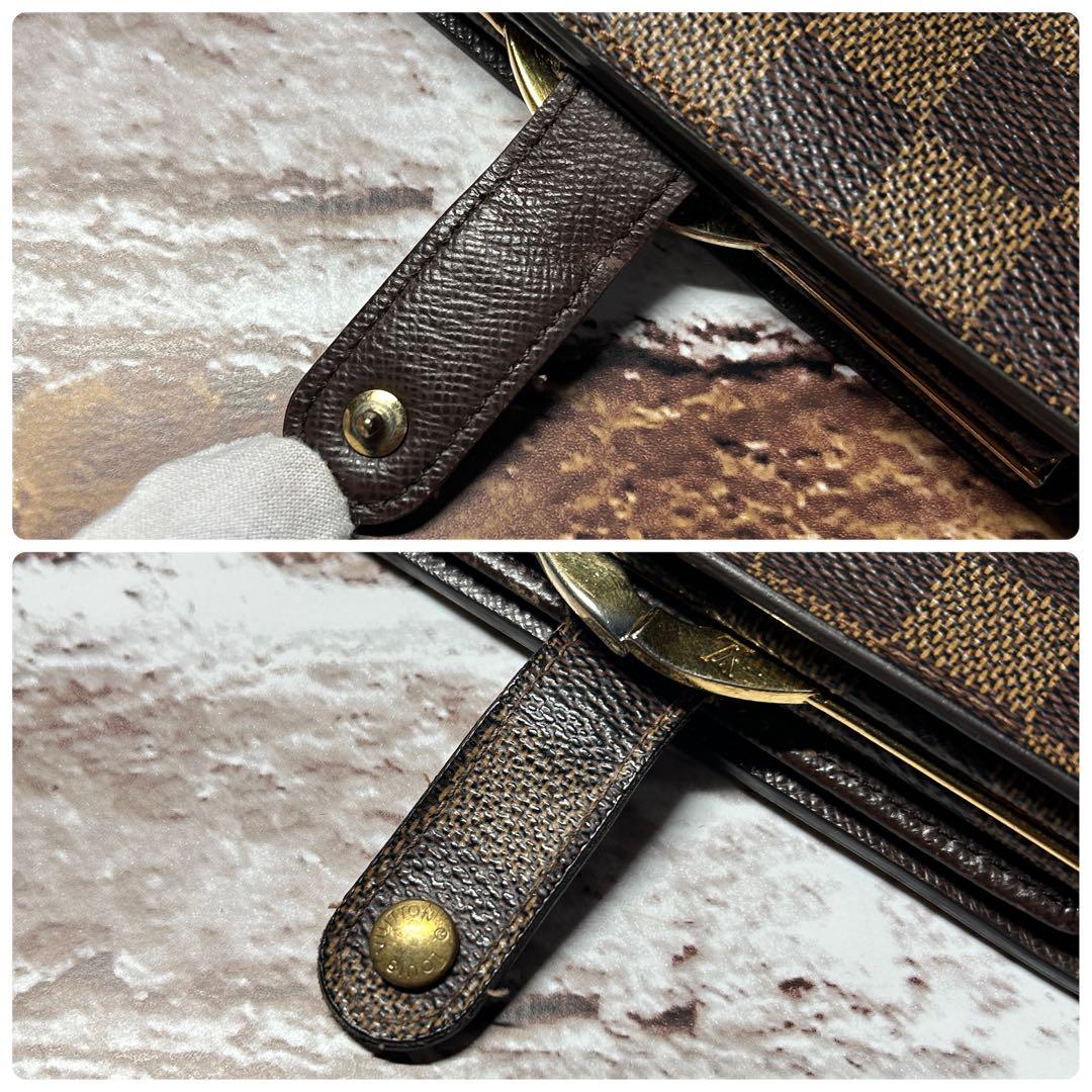 LOUIS VUITTON ルイ ヴィトン ダミエ ヴィエノワ 二つ折り財布