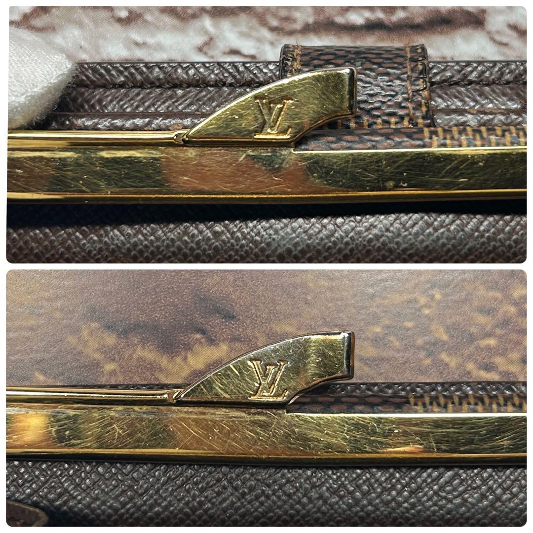 LOUIS VUITTON ルイ ヴィトン ダミエ ヴィエノワ 二つ折り財布