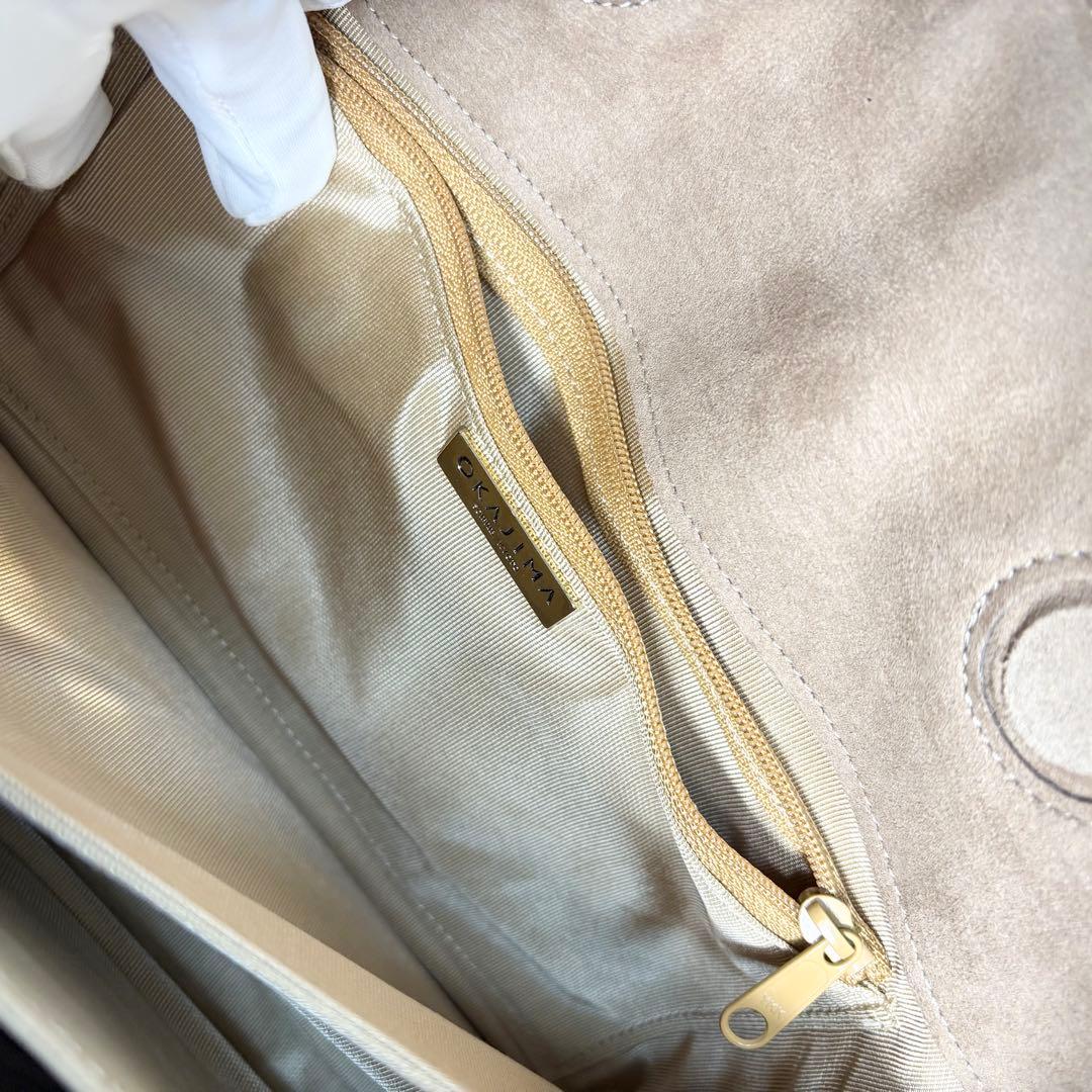 ☆美品☆OKAJIMA オカジマ ハンドバッグ 和装フォーマル 絹100% 高級