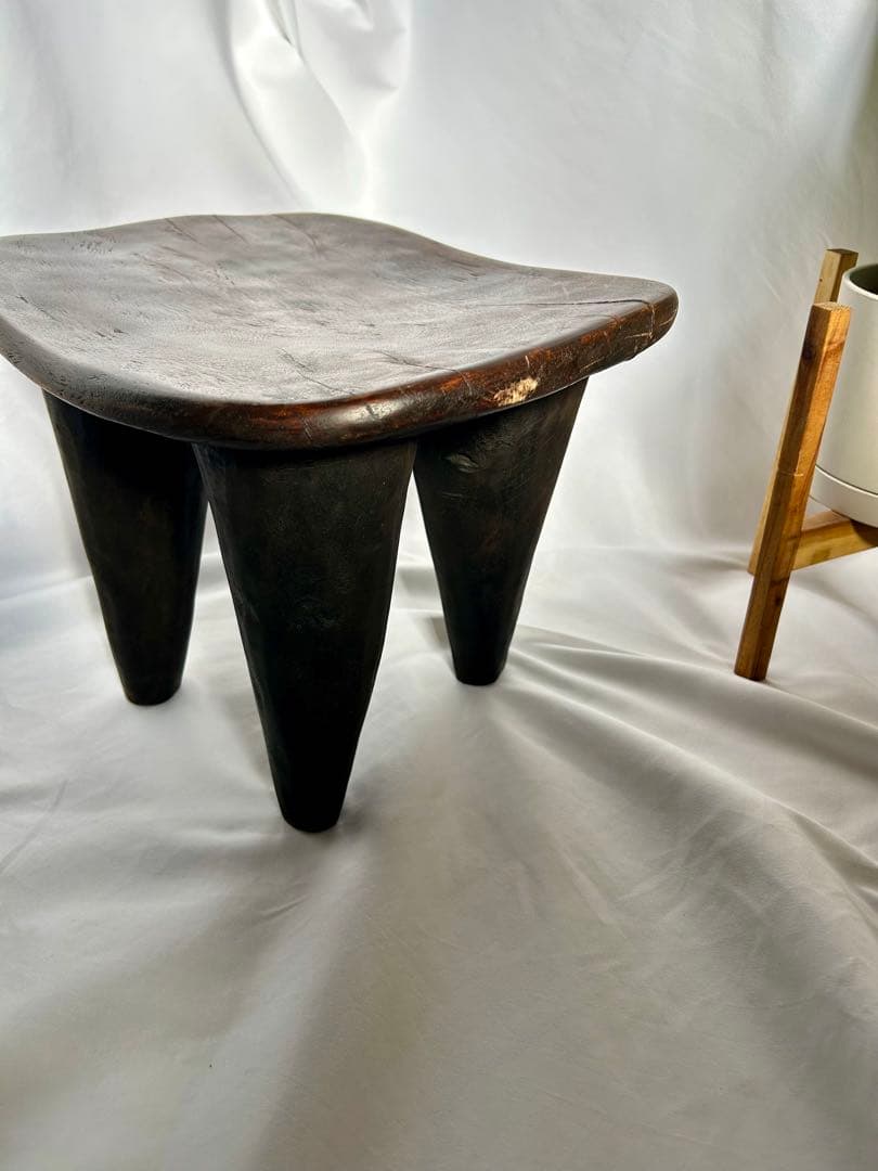 【24時間限定値下げ】アフリカ家具　セヌフォ族　スツール