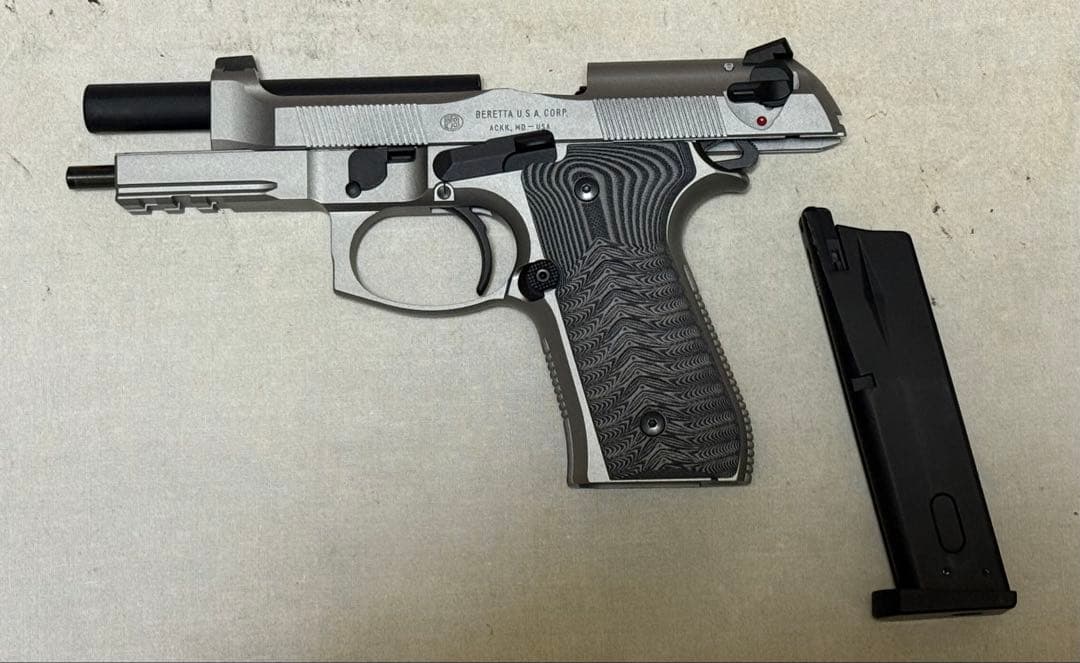 HW樹脂製 WA ベレッタ M92FS ブリガディア エリート 最強 訳有 美品