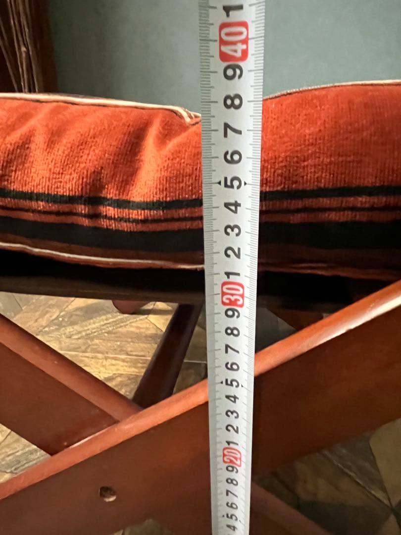 ＴＡＪＩ＊オットマン スツール 椅子 インテリア アンティーク 昭和レトロ