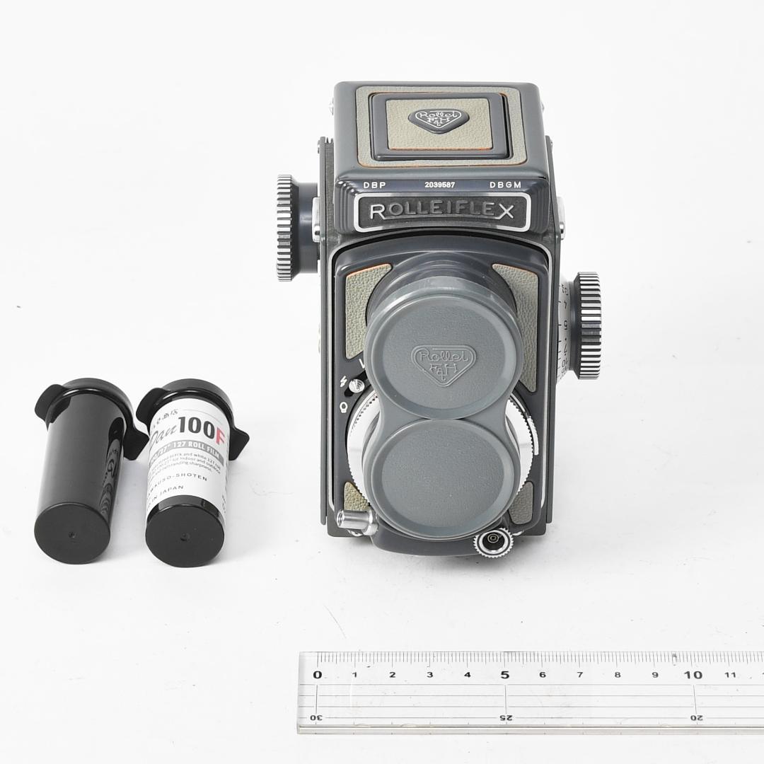 【オーバーホール済】ベビーローライフレックス グレー Rolleiflex