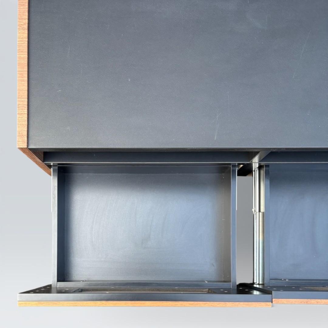 MKマエダ アコール テレビボード 150cm ウォールナット ルーバー モダン