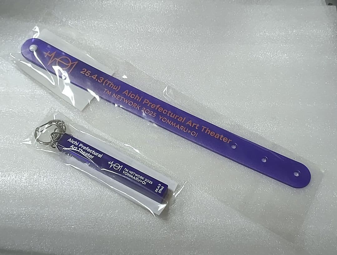 TM NETWORK YONMARU+01 ４／３キーホルダー＆PVCバンド