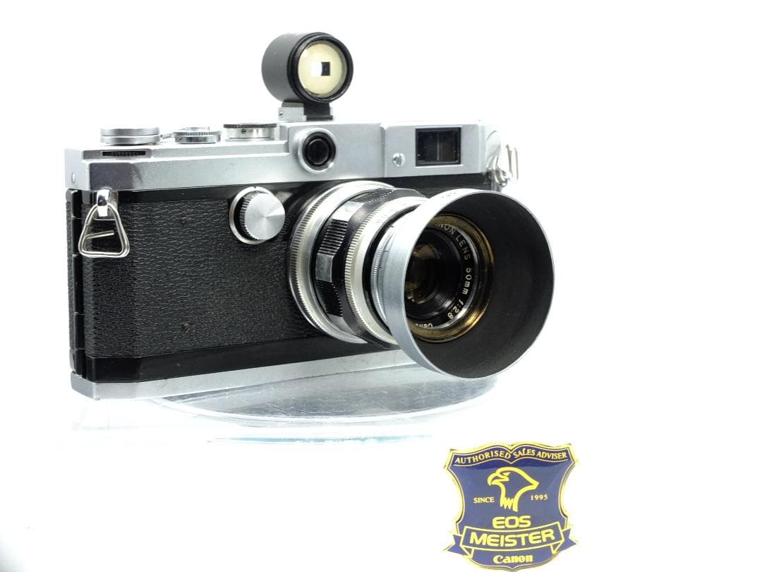 【実写確認整備品】キャノン L2／50㎜f2.8ゼブラ・フード付