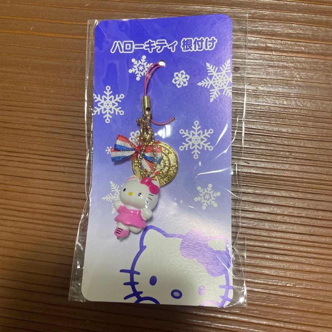 ハローキティ 根付け JOC公式ライセンス商品　冬季オリンピック