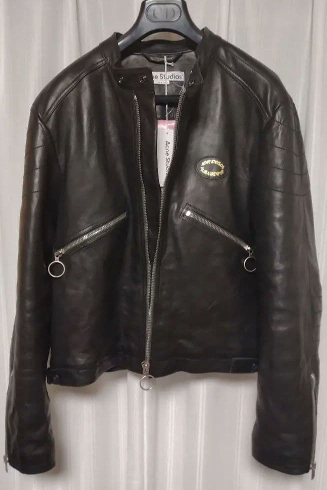 Acne Studios ディストレスト レザージャケット 48 BTS グク