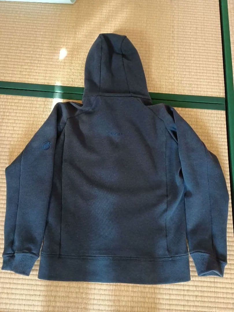 MAMMUT フルジップ フード付きジャケット XL ダークグレー