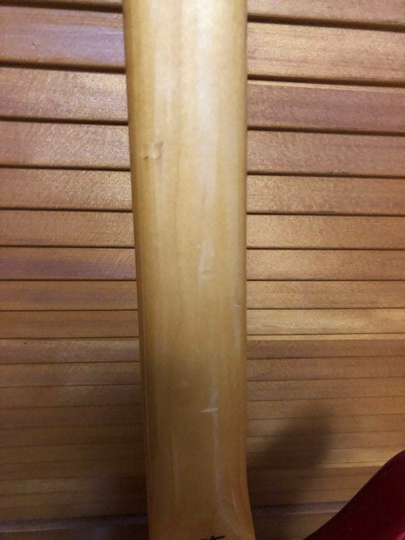 97年製　Fender Jaguar レッドエレキギター　ジャンク