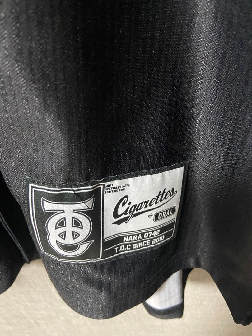 THE ORAL CIGARETTES BKW ベースボールシャツLサイズ