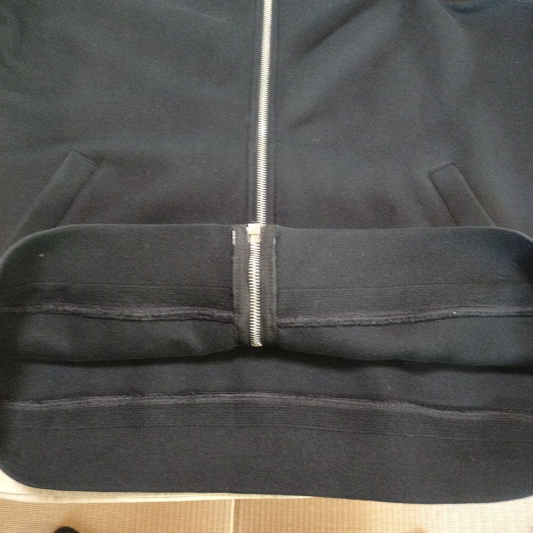 LOUIS VUITTON ジップアップパーカー シルバー金具 LVロゴ メンズ