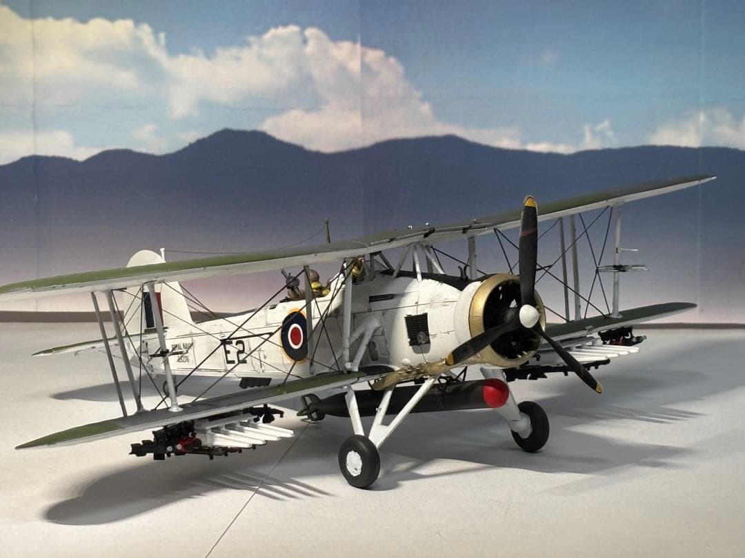 タミヤ 1/48 英国海軍　フェアリー　ソードフィッシュMk.2. 完成品