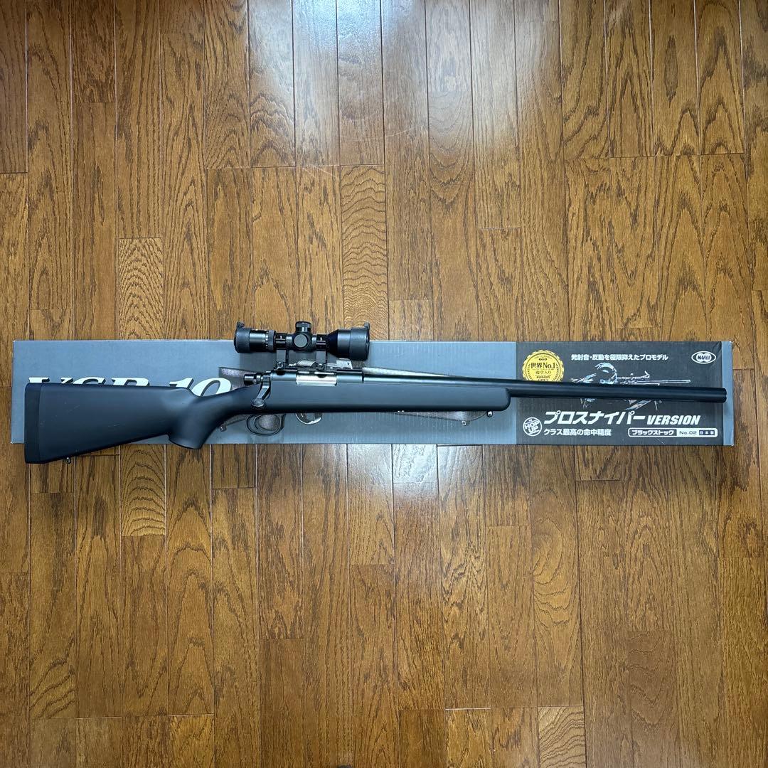 東京マルイ VSR-10 プロスナイパー 黒 スコープ付き