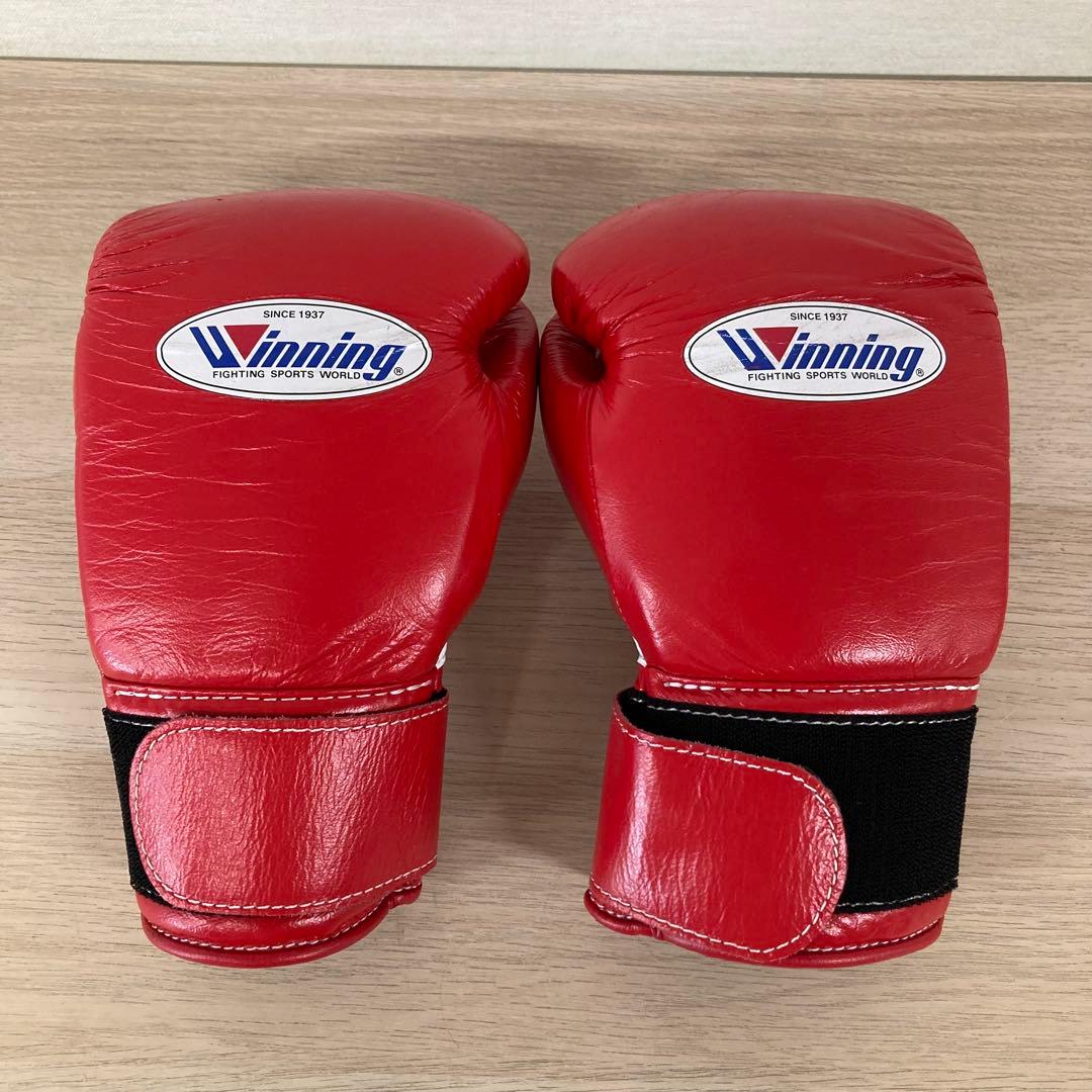 010【美品】winning ボクシンググローブ 8オンス MS-200B