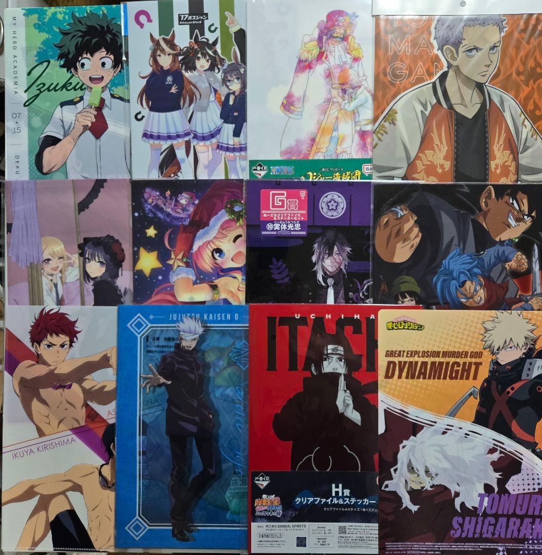 アニメグッズ キャラクターグッズ クリアファイル まとめ売り 200枚