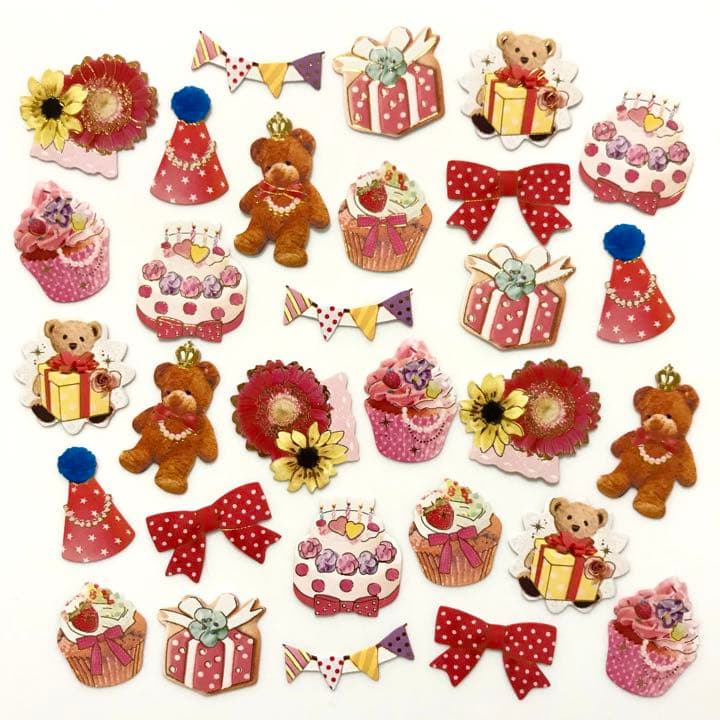 お誕生日/フレークシール