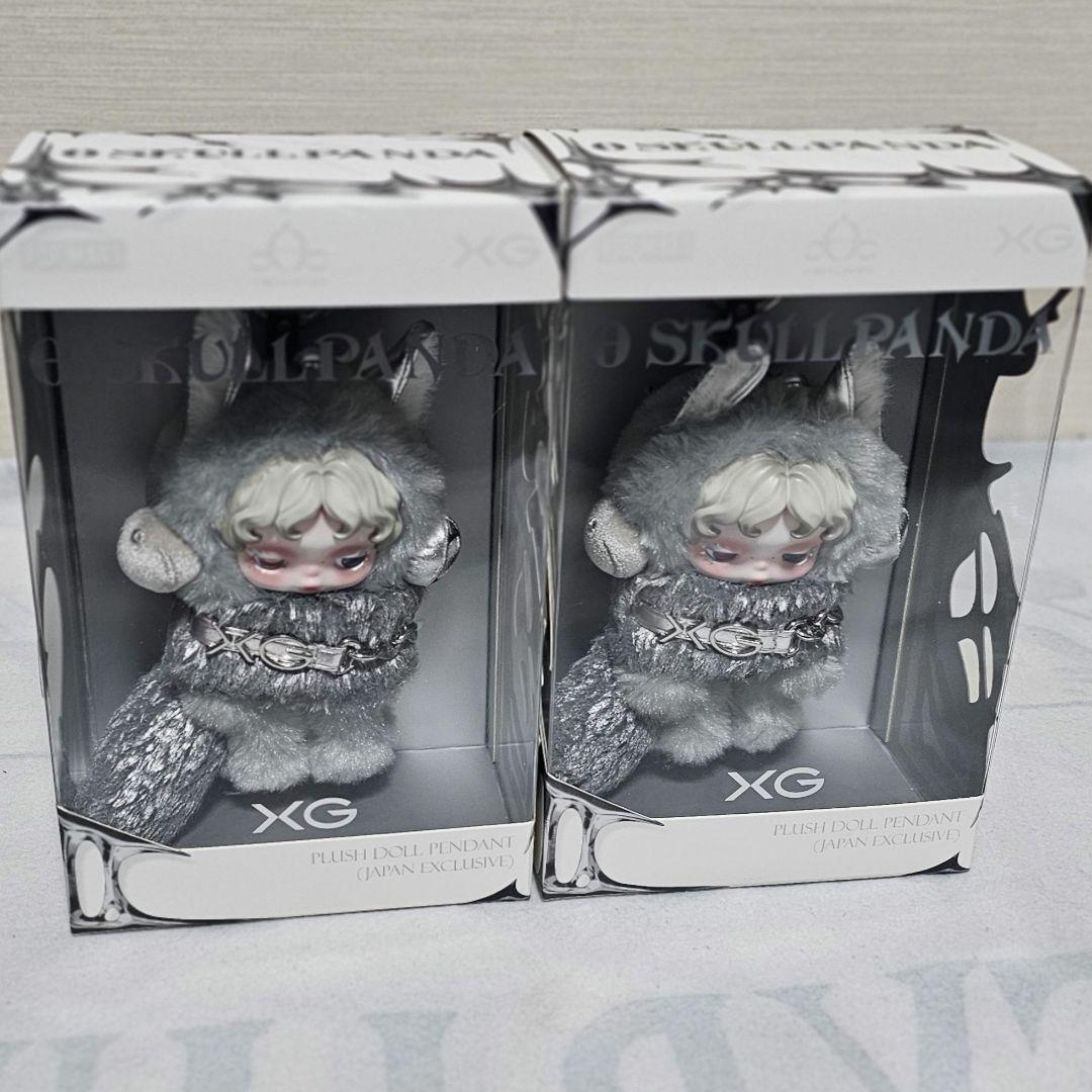 【新品未開封/正規品】POPMART XG スカルパンダぬいぐるみペンダント2個