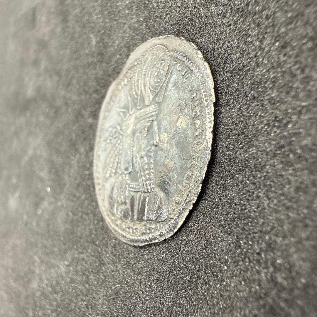 【美品】 ササン朝ペルシア ヴァフラム１世 銀ドラクマ 古代