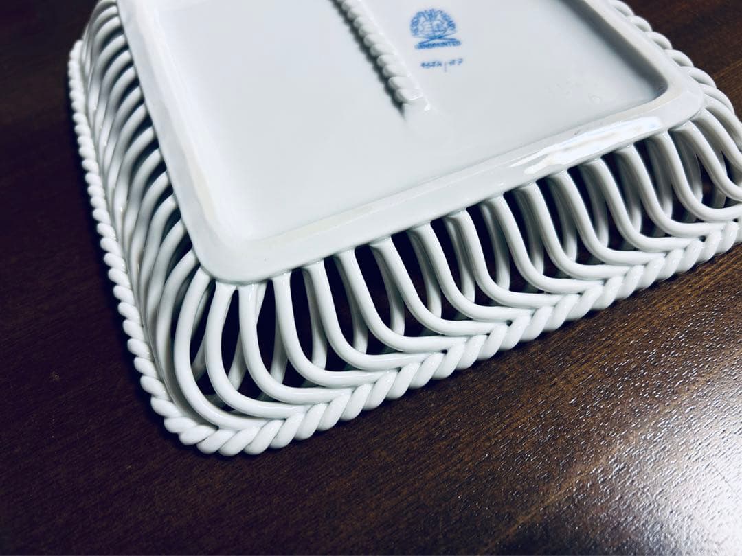 ヘレンド　ヌードルワーク　スパゲッティワーク　透編　ヘレンド アポニー　ピンク