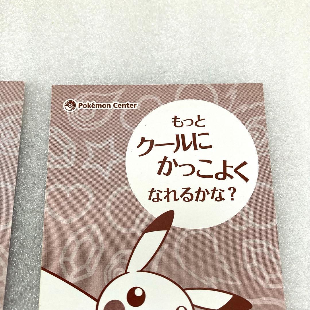 ポケモンセンター ポンチョを着たピカチュウ 名刺カード メガルカリオ