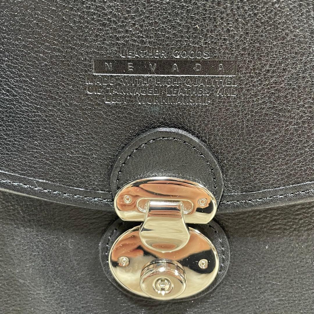 極美 青木鞄 NEVADA ラガード ミニダレスバッグ　2way レア ブラック