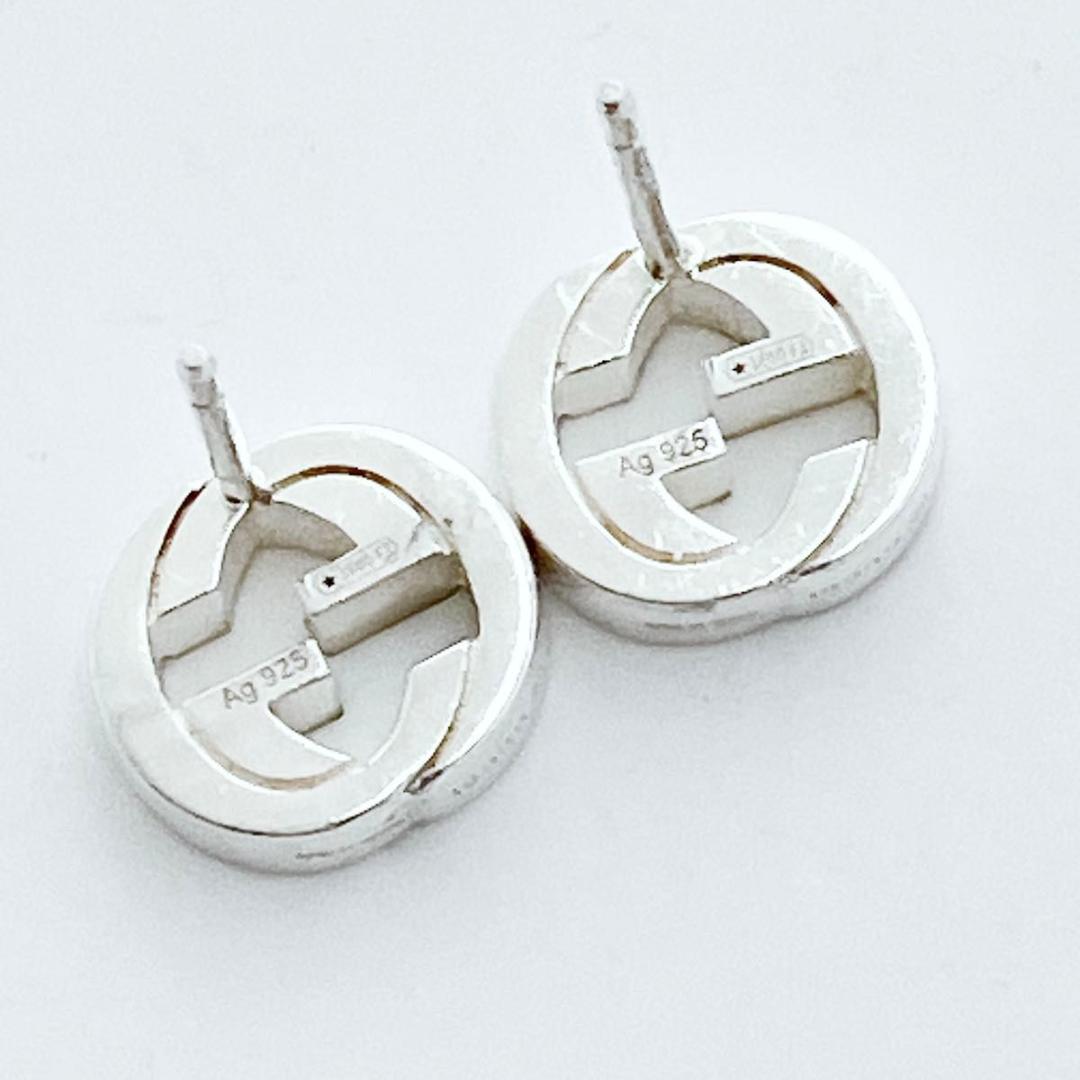 グッチ GUCCI 925 ピアス シルバー レディース 両耳 Y730
