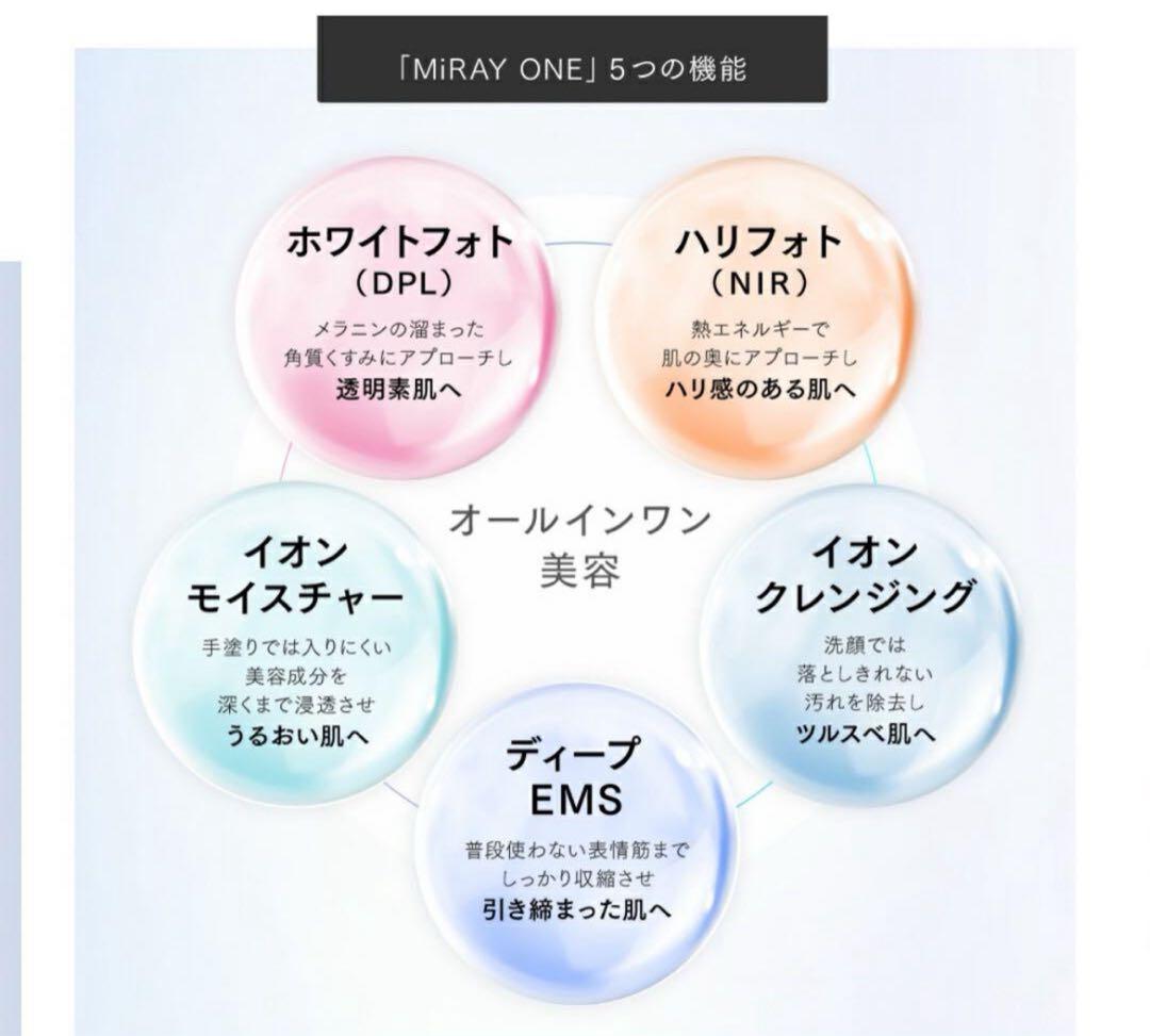 本日のみ価格◆マイトレックス　ミライワンMYTREX 美顔器