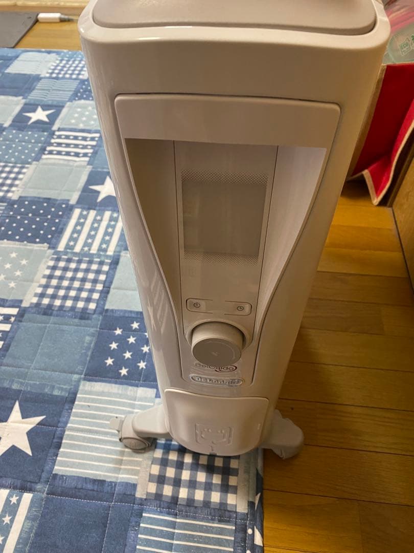 オイルヒーター ホイール付き ホワイト