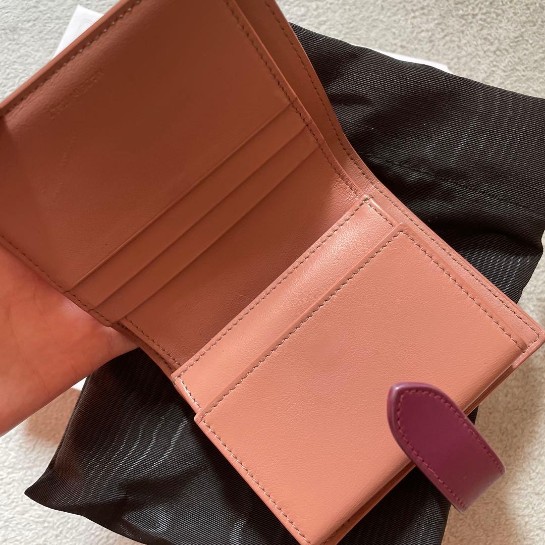 本日消去！CELINE 二つ折り財布 ピンク/パープル