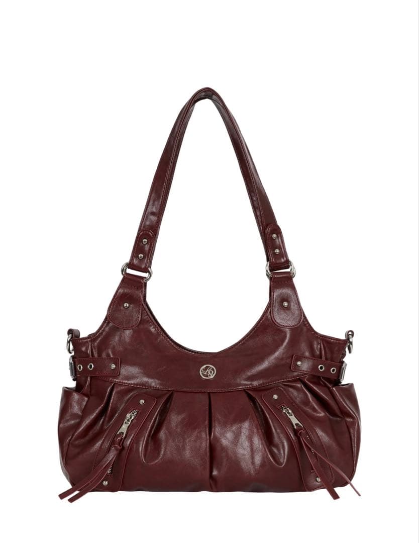 [専用]ILLIGO エンバー バックル ショルダーバッグ バーガンディ