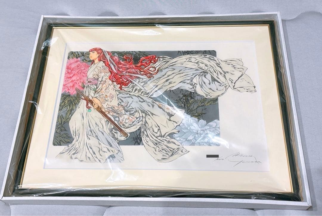 十二国記 山田章博 複製原画 久遠の庭　限定品　サイン　シリアルナンバー入り