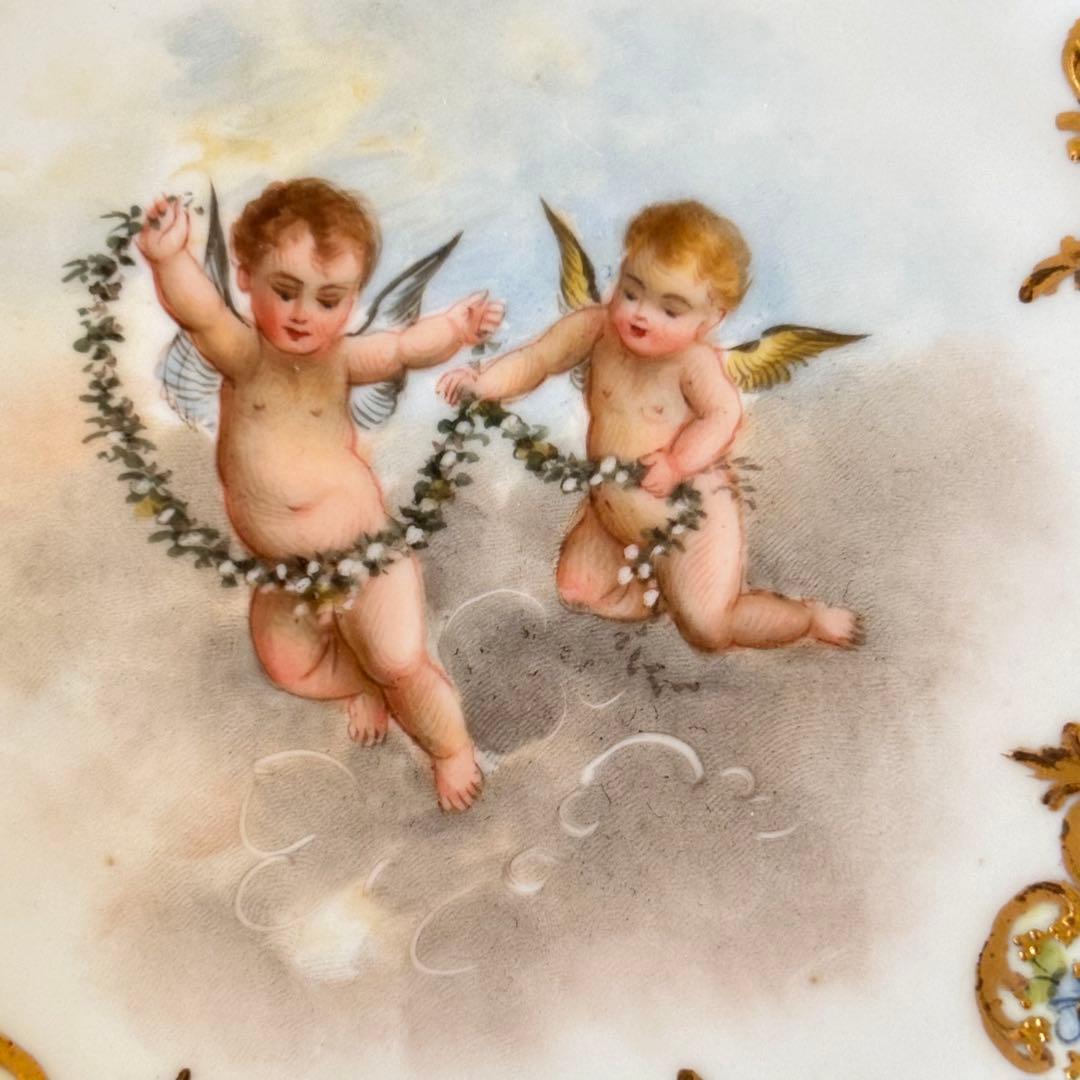 ドレスデン　カールティーメ工房　天使　コンポート