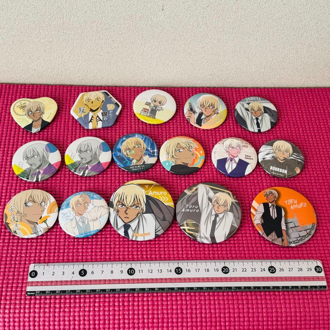 まとめ 名探偵コナン 安室透 バーボン 降谷零 缶バッジ セット -