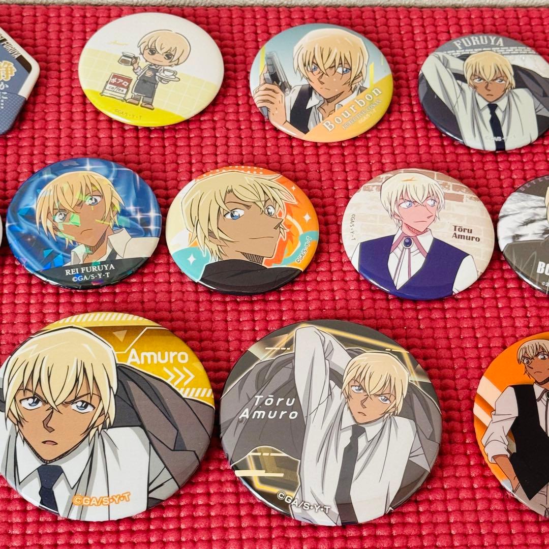 まとめ 名探偵コナン 安室透 バーボン 降谷零 缶バッジ セット -
