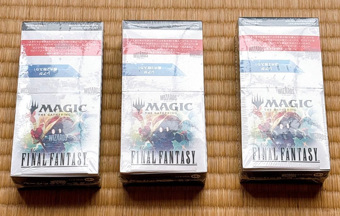 【新品未開封】MTG FF 3BOX+ファミマ限定プラトークン全10種コンプ