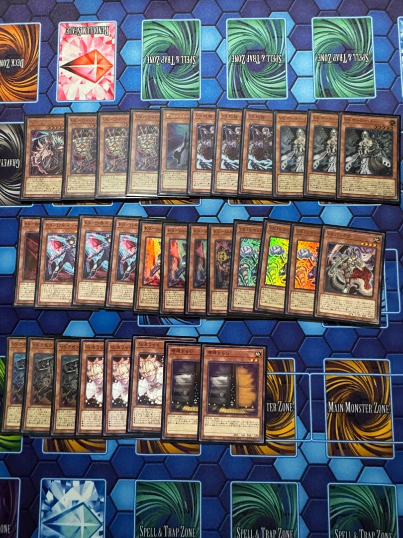 遊戯王 VSK9 大会構築　VSスリーブ入り　メイン40＋EX15＋サイド15枚