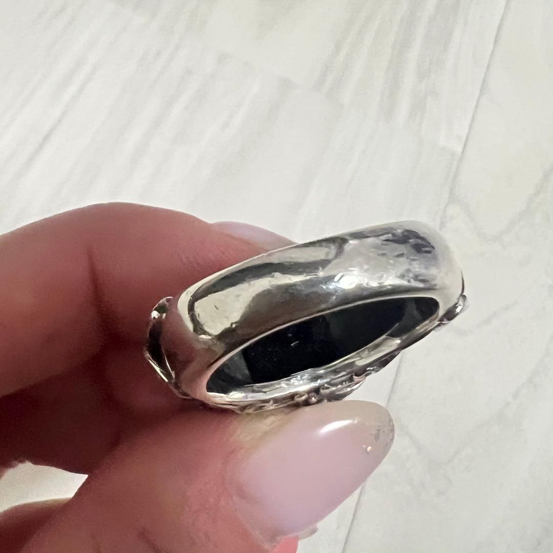 ジャスティンデイビスJ×U 内山秀雄コラボ 指輪 リング　オニキス