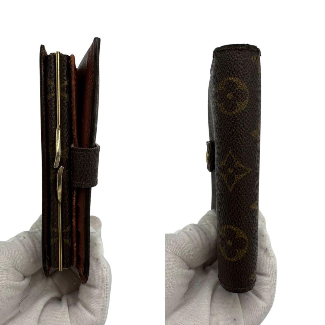 【美品】ルイヴィトン モノグラム ポルトフォイユ ヴィエノワ がま口財布