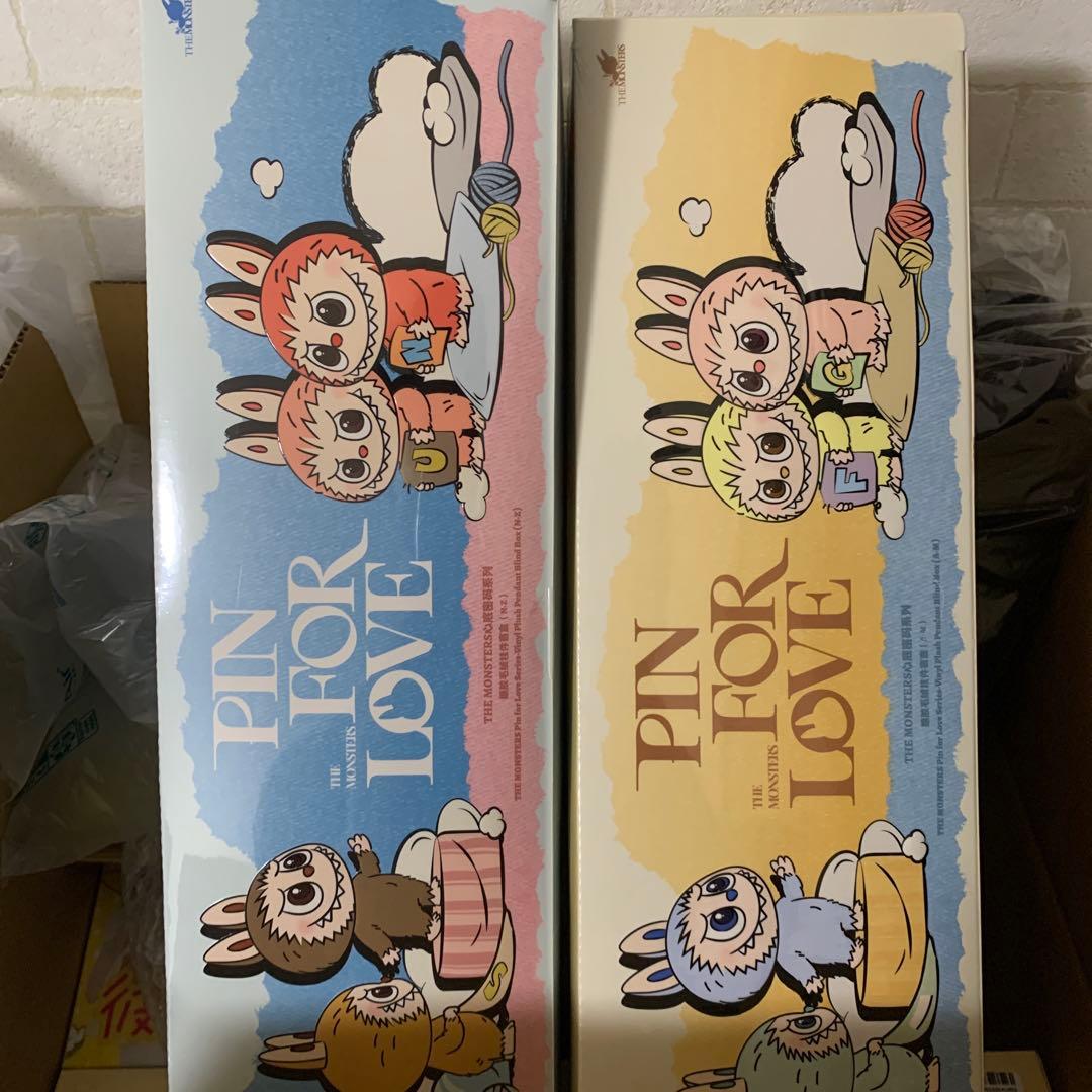 新品未開封 ラブブPIN FOR LOVEアソートボックス2箱セットLabubu