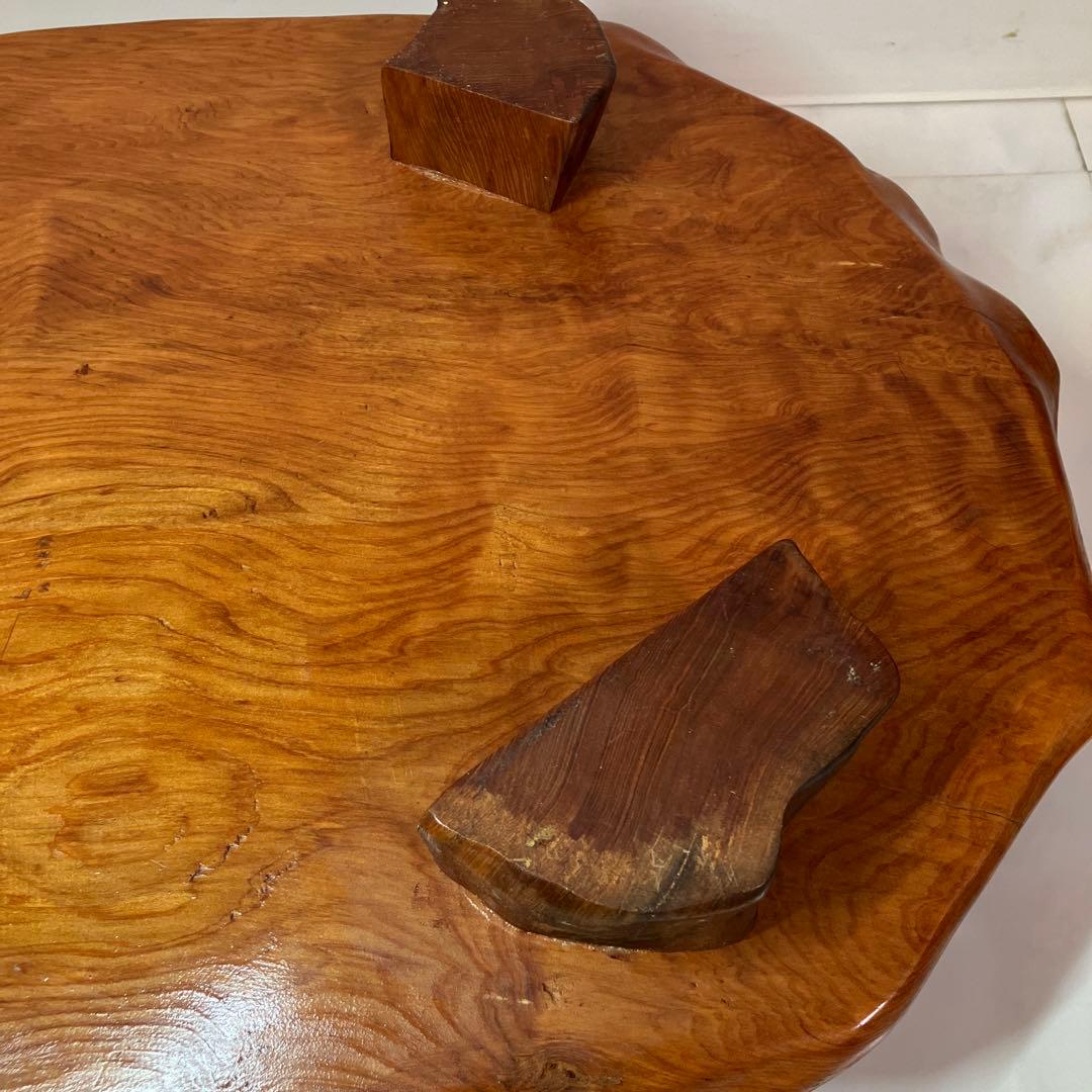 屋久杉　脚付　飾り台　世界遺産　屋久杉工芸品　 花台　屋久杉　希少材